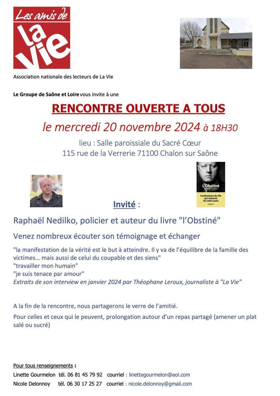 Rencontre Raphaël Nedilko, policier et auteur du livre « l’Obstiné »